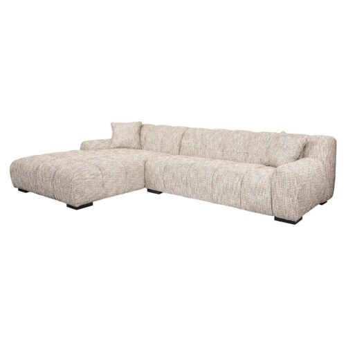 3-zits Loungebank Hazel Links  Be Trendy - Naturel
