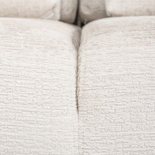 3-zits Hoekbank Lund Chenille - Crème - Afbeelding 7
