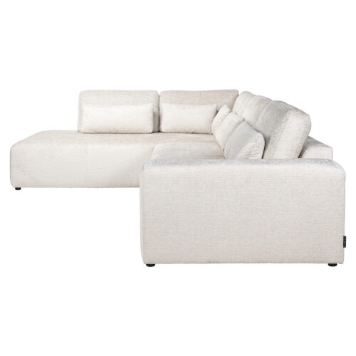 3-zits Hoekbank Lund Chenille - Crème - Afbeelding 2