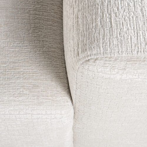 3-zits Hoekbank Lund Chenille - Crème - Afbeelding 6