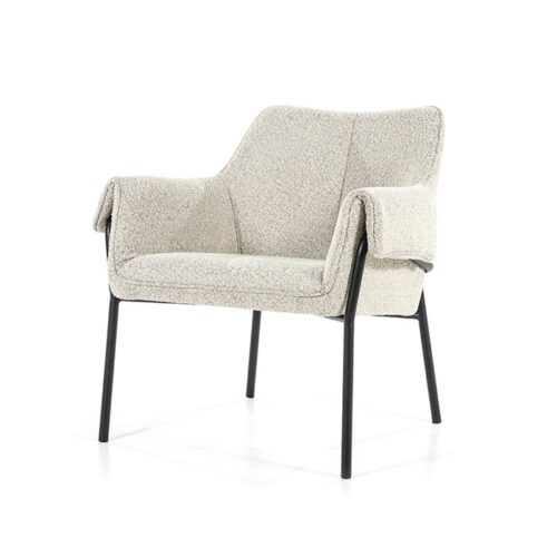 Fauteuil Tony Bouclé - Beige (showroom model) - Afbeelding 19