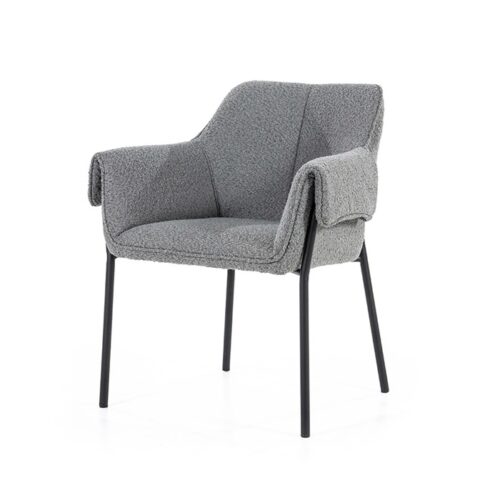 Fauteuil Tony Bouclé - Grijs (showroom model) - Afbeelding 22