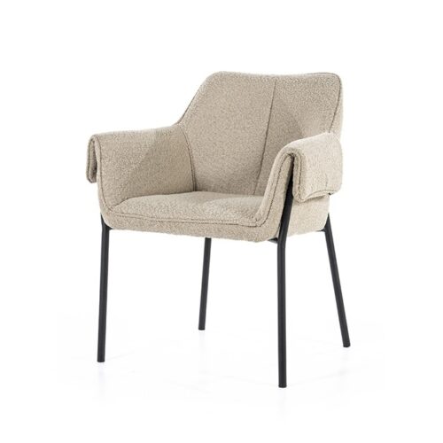 Fauteuil Tony Bouclé - Taupe - Afbeelding 30