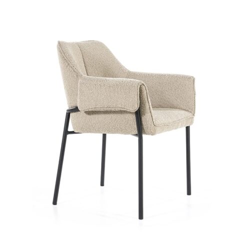 Fauteuil Tony Bouclé - Taupe - Afbeelding 11