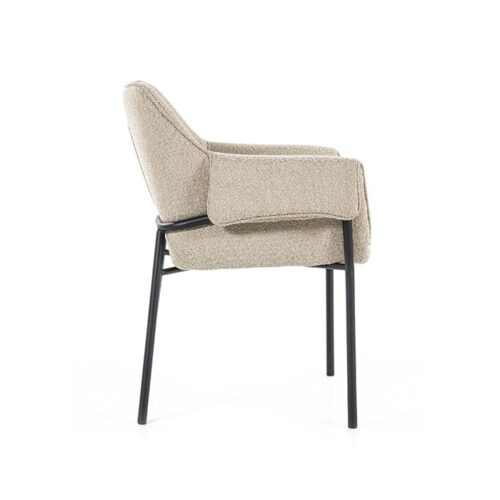 Fauteuil Tony Bouclé - Taupe - Afbeelding 12