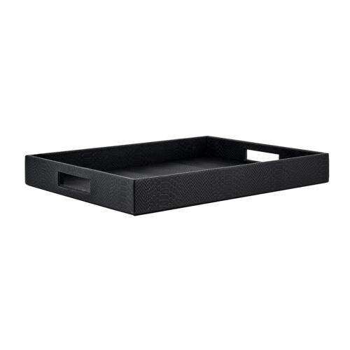 Dienblad Blane Croco Set van 2 stuks - Afbeelding 3