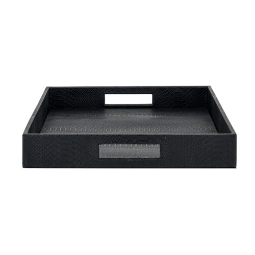 Dienblad Blane Croco Set van 2 stuks - Afbeelding 5