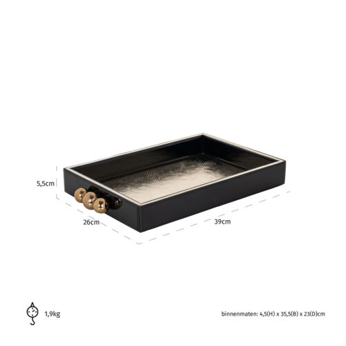 Dienblad Liv kleur Goud - Afbeelding 4