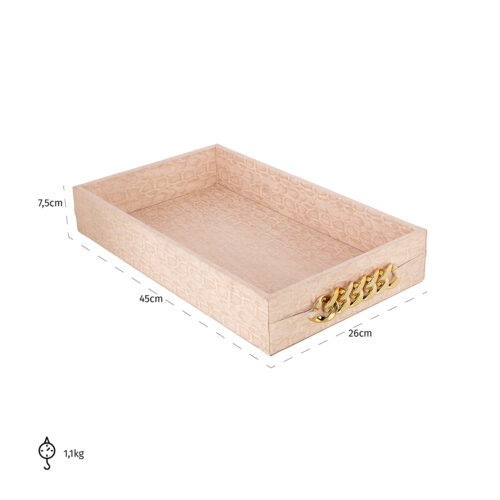 Dienblad Rowen kleur Roze - Afbeelding 5