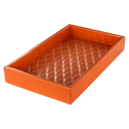 Dienblad Jelissa 51 x 30cm kleur Oranje