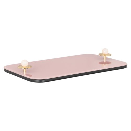 Dienblad Jalien 43 x 25cm kleur Roze