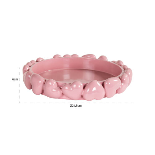 Dienblad Suzie 35cm kleur Roze - Afbeelding 3