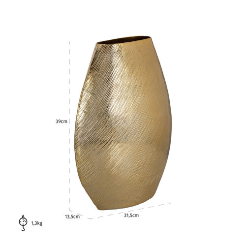 Vaas Evey kleur Goud - Afbeelding 4