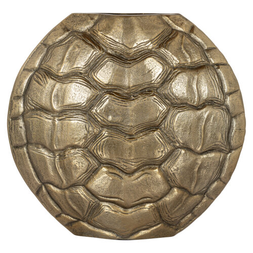 Vaas Lena 38cm hoog kleur Brushed Goud - Afbeelding 2