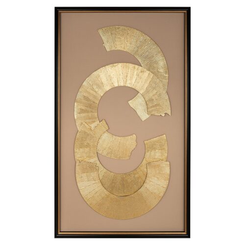 Wall Art Eden 145 x 85cm kleur goud