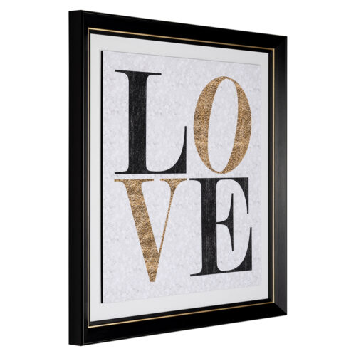 Wall Art Amour 90 x 91cm - Afbeelding 2