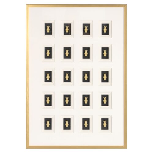 Wall Art Block 3D 100 x 70cm