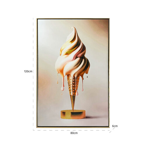 Wall Art Icecream 120 x 60cm - Afbeelding 3