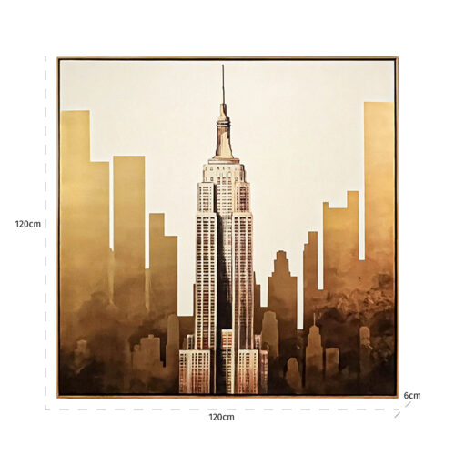Wall Art Empire 120 x 120cm - Afbeelding 2
