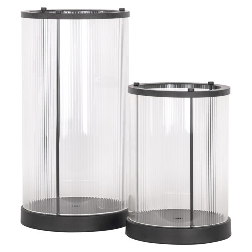 Windlicht Dayene klein (Black) - Afbeelding 2