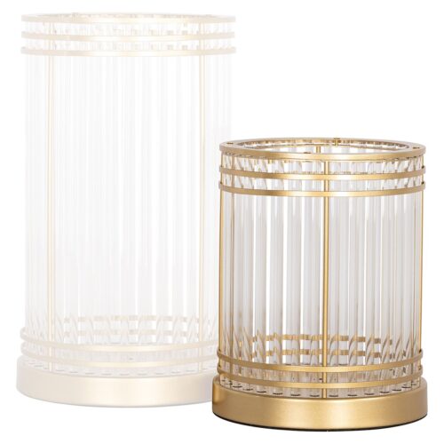 Windlicht Dyara klein (Gold) - Afbeelding 3
