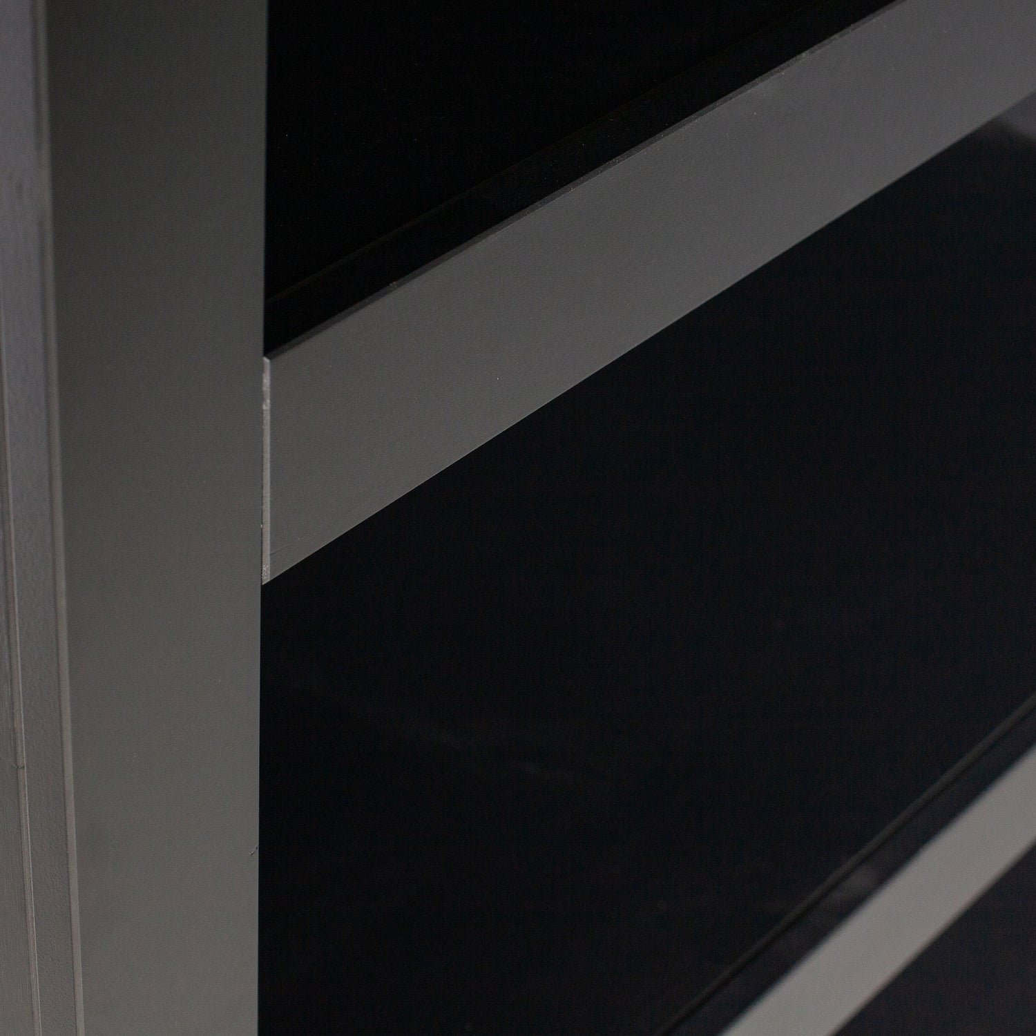 Wandkast Bonk Grenen, 160 x 107cm - Zwart - Afbeelding 6