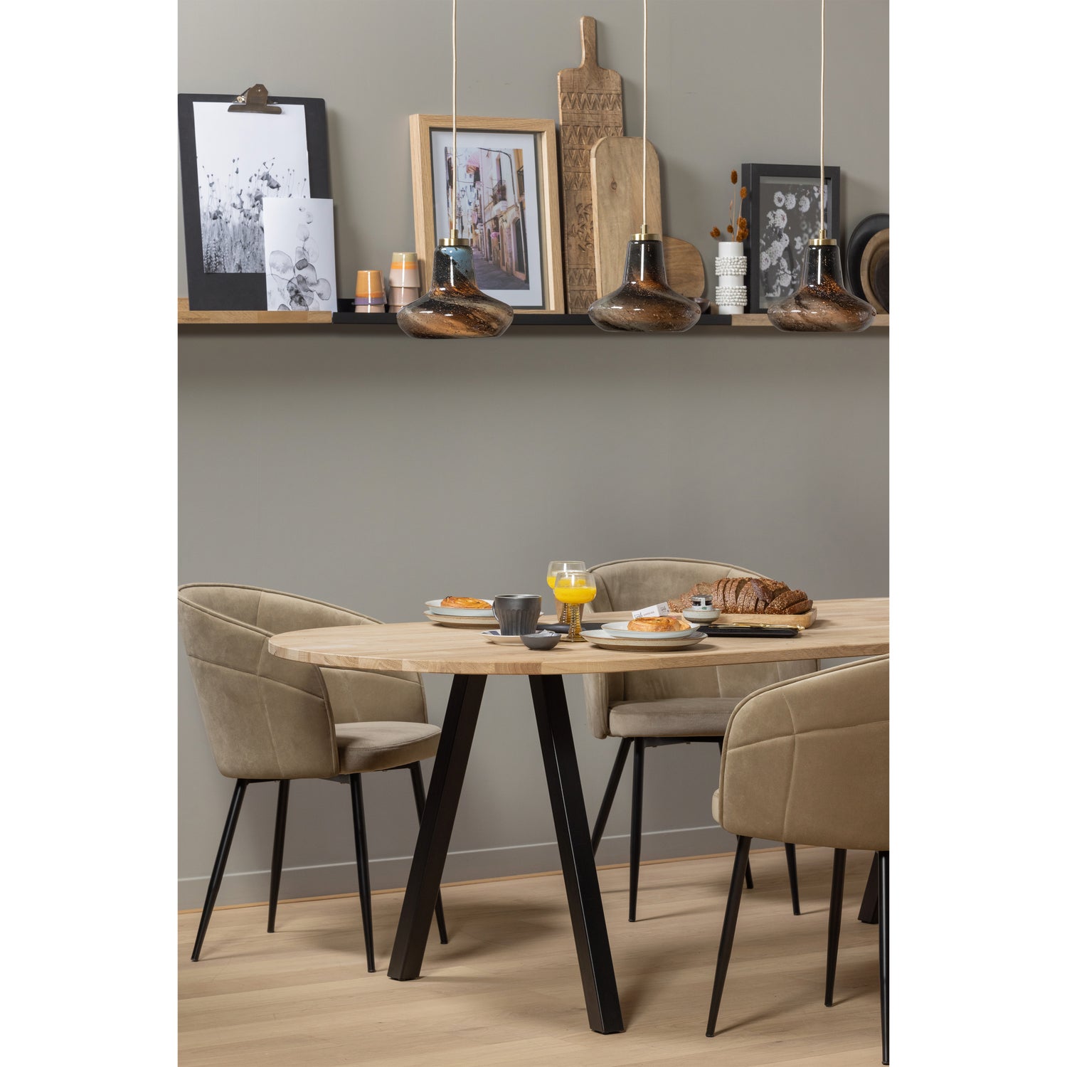 Studio fotolijstplank 120cm eiken - Afbeelding 4