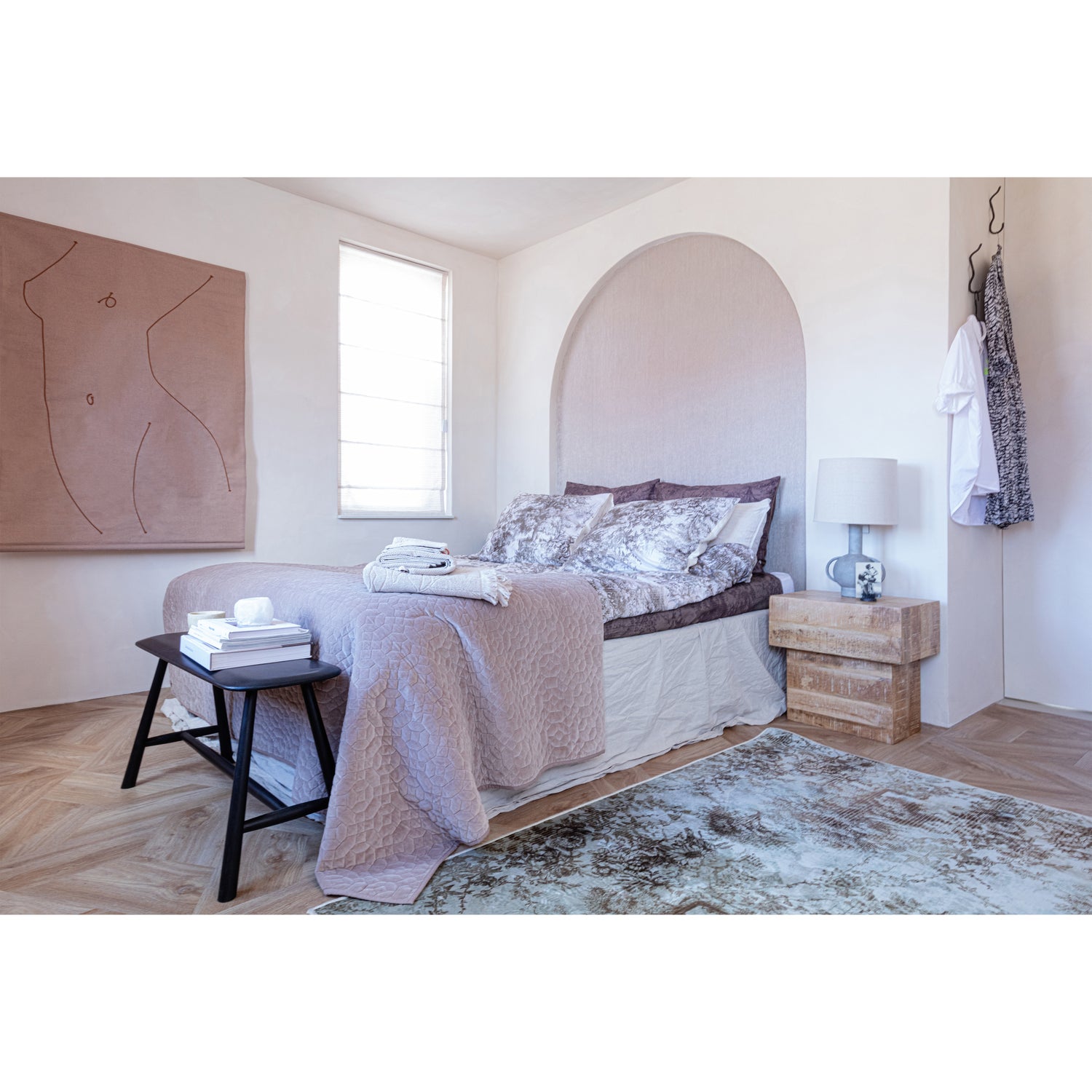 Balk too salontafel hout naturel - Afbeelding 4