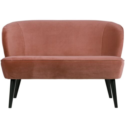 Bankje Sara Velvet - Oud Roze - Afbeelding 3