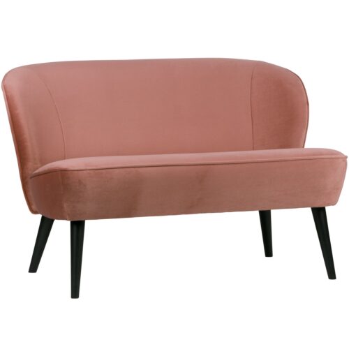Bankje Sara Velvet - Oud Roze - Afbeelding 4