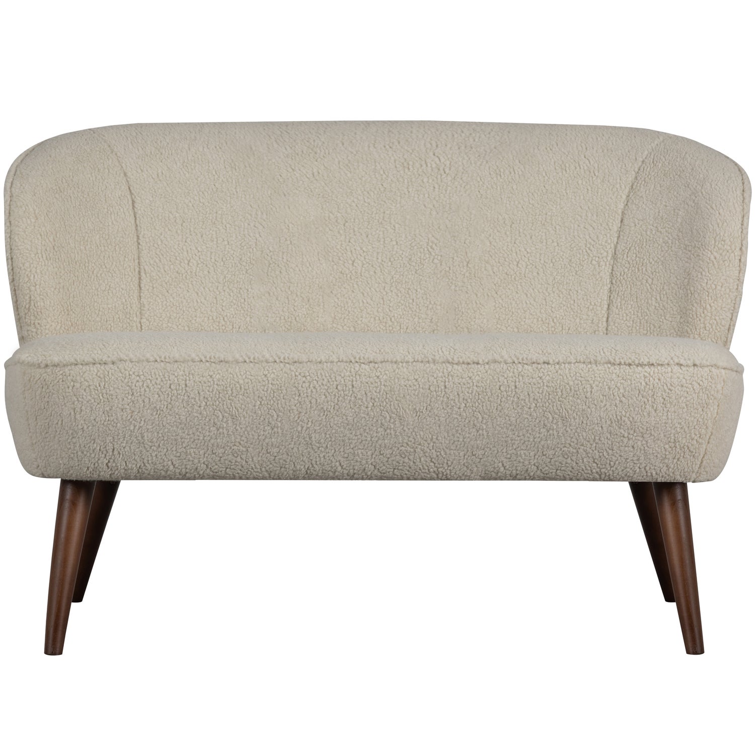 Bankje Sara Teddy 110cm - Off White - Afbeelding 4