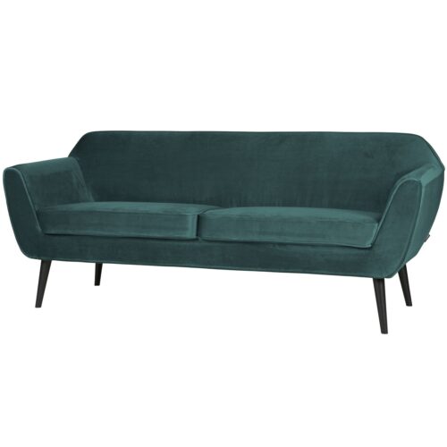 Rocco sofa 187 cm fluweel teal - Afbeelding 2