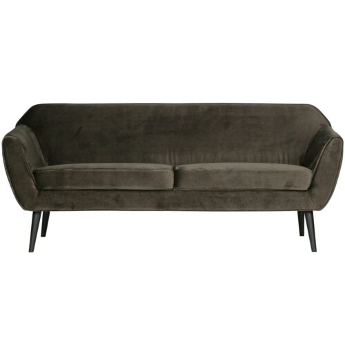Rocco sofa 187 cm fluweel warm groen - Afbeelding 5