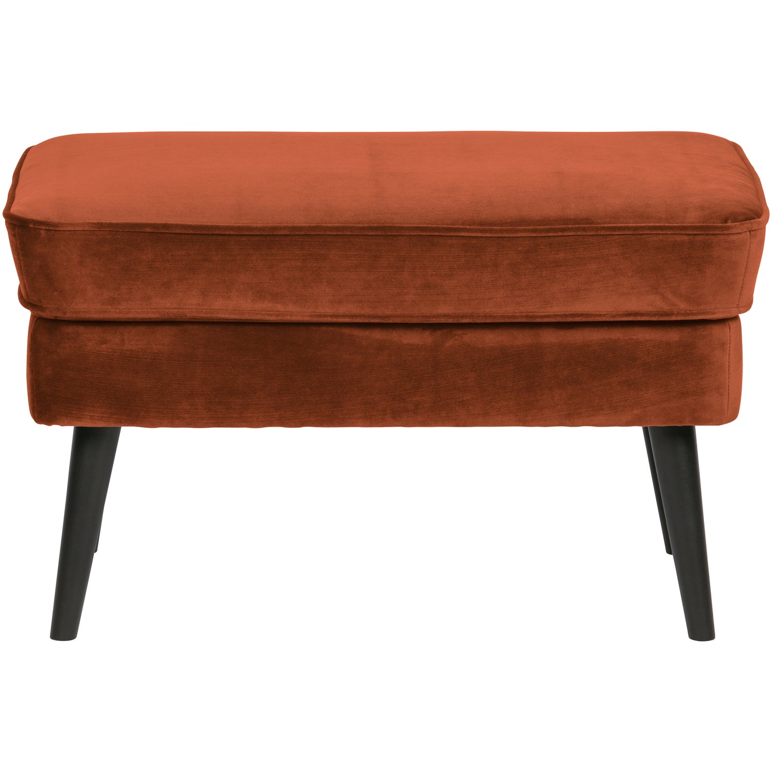 Hocker Rocco Fluweel Roestbruin - Afbeelding 2