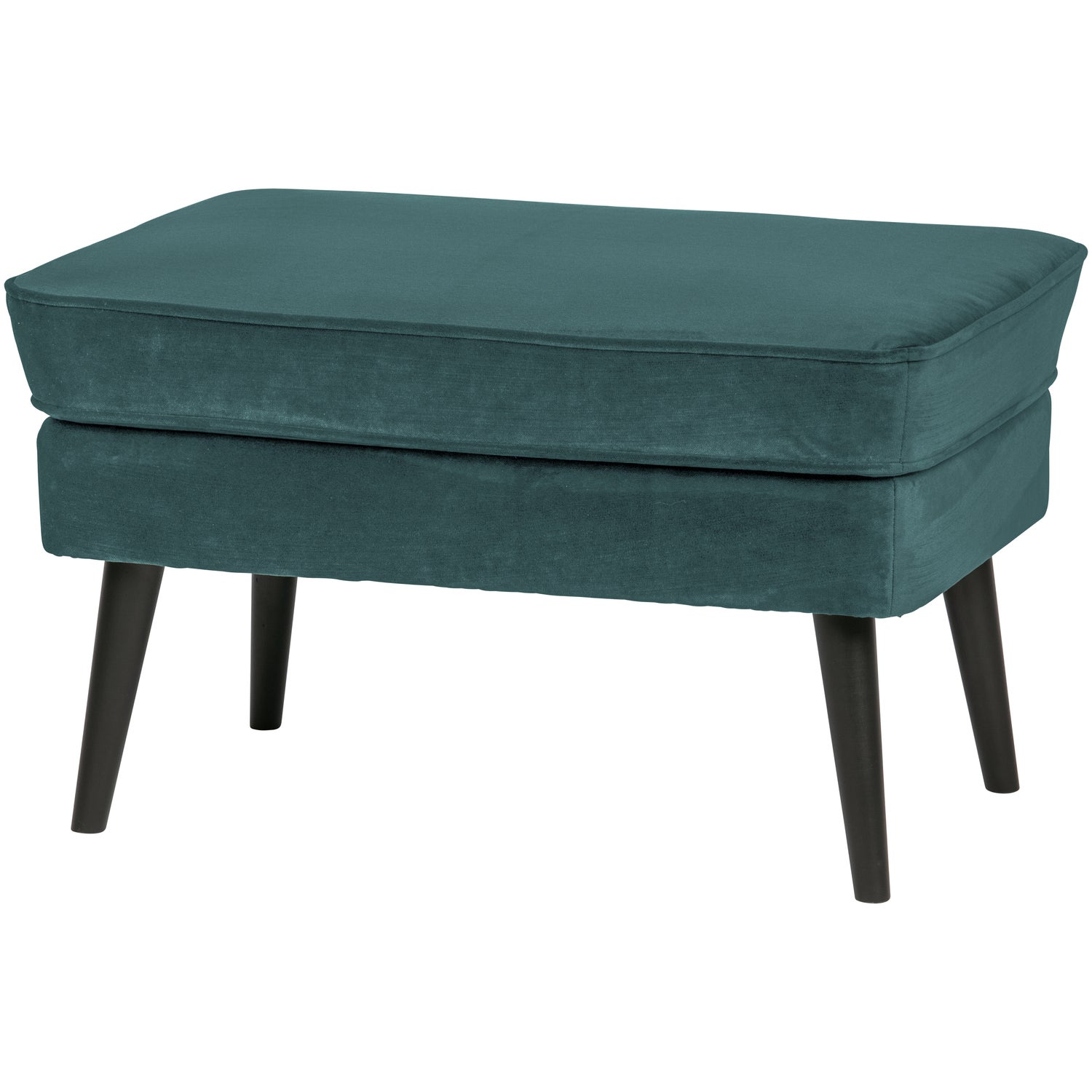 Hocker Rocco Fluweel Teal