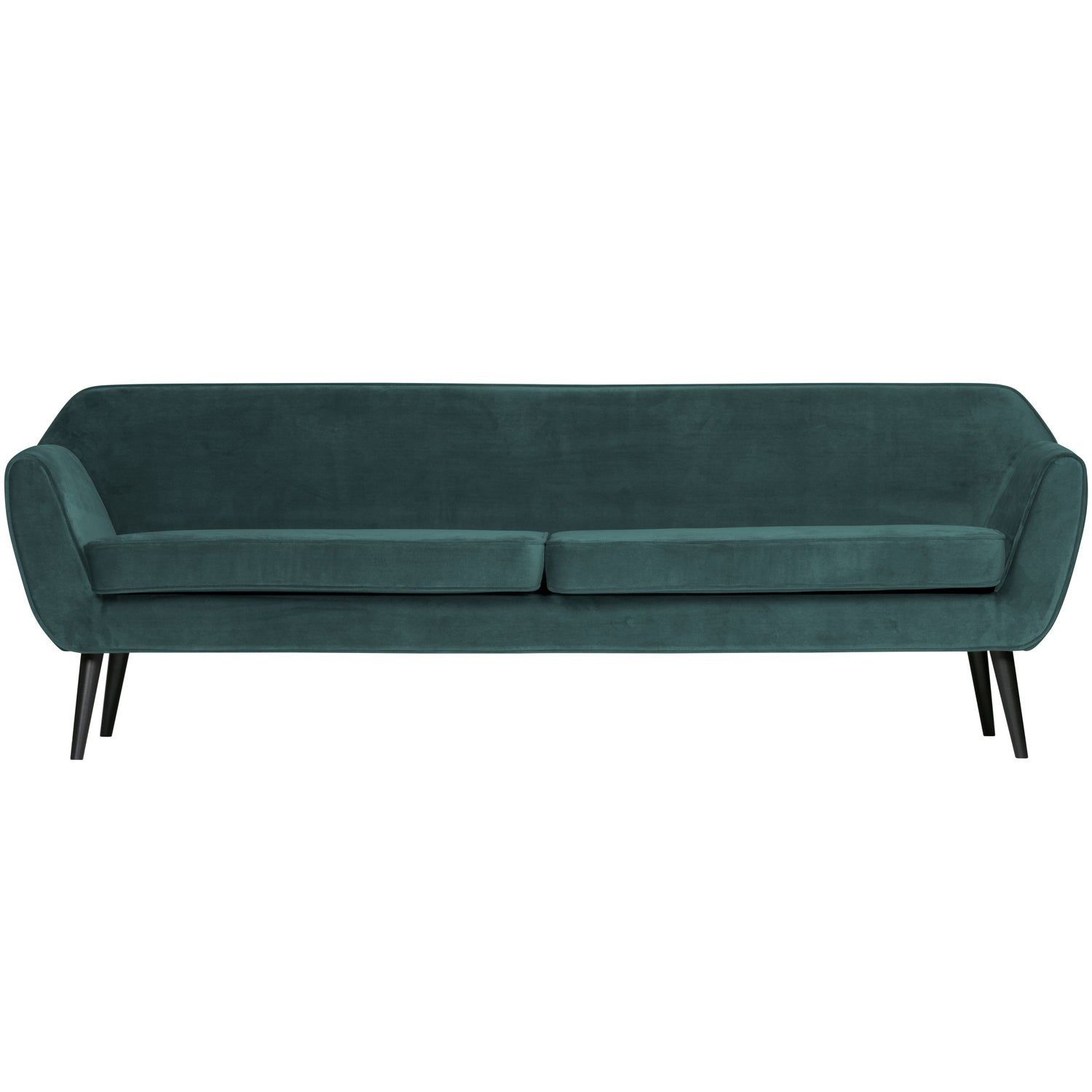 Rocco xl sofa 230 cm fluweel teal - Afbeelding 3