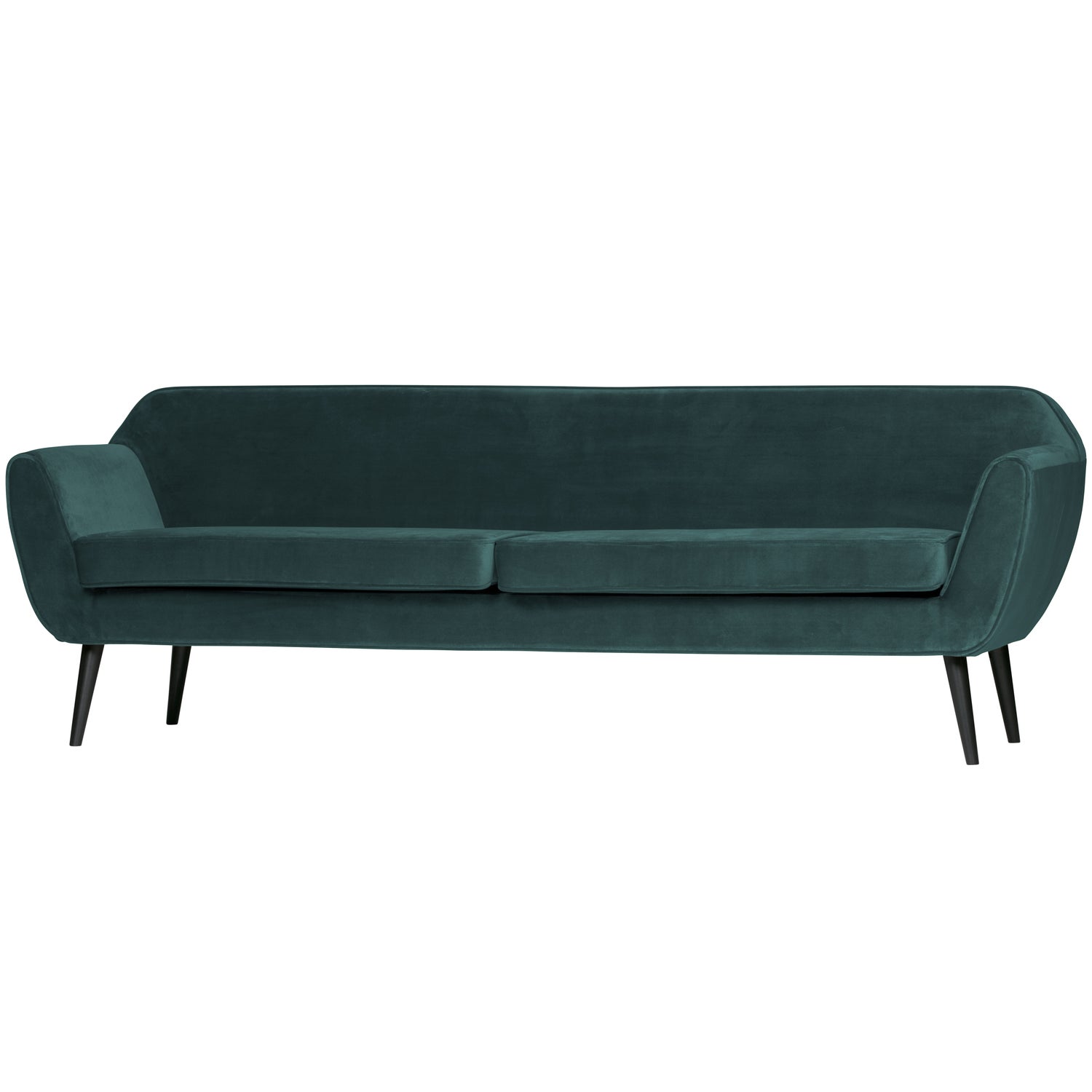 Rocco xl sofa 230 cm fluweel teal - Afbeelding 2