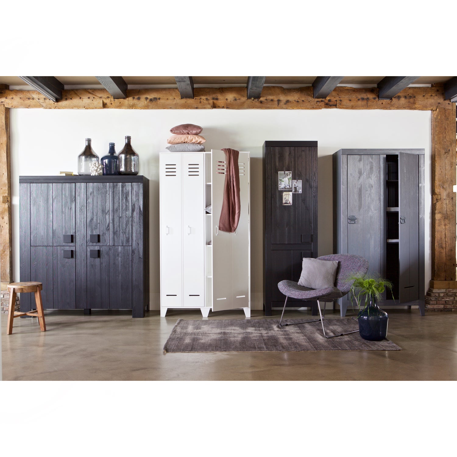 Opbergkast Kluis, kleur grijs - Afbeelding 2