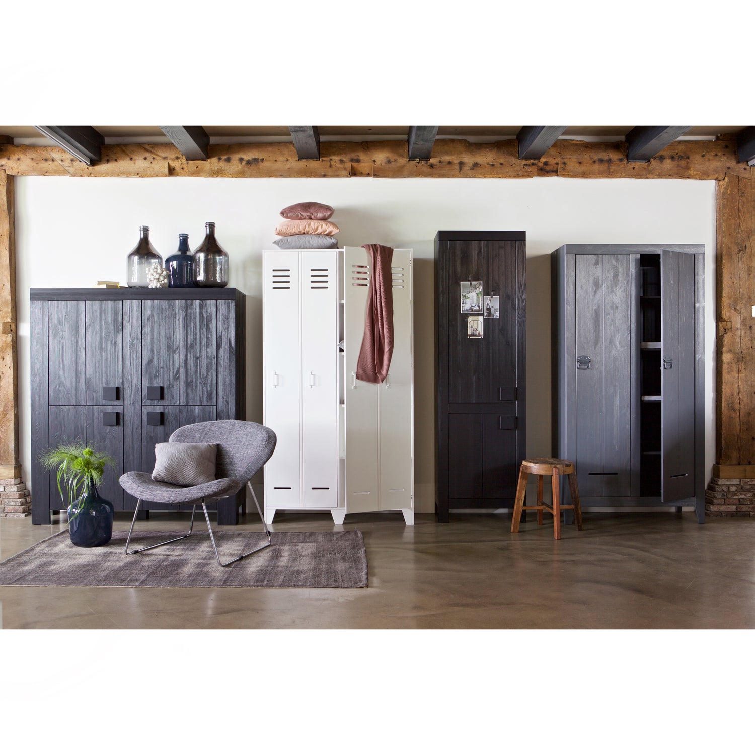 Opbergkast Kluis, kleur grijs - Afbeelding 3