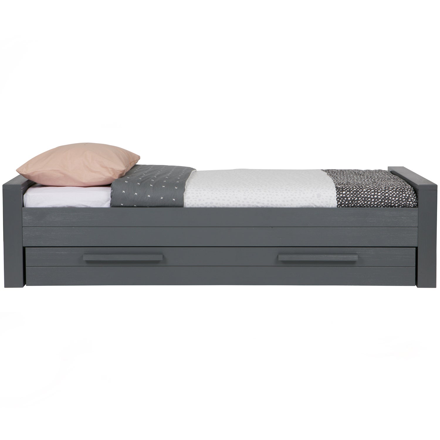 Eenpersoonsbed Dennis - Steel Grijs - Afbeelding 4