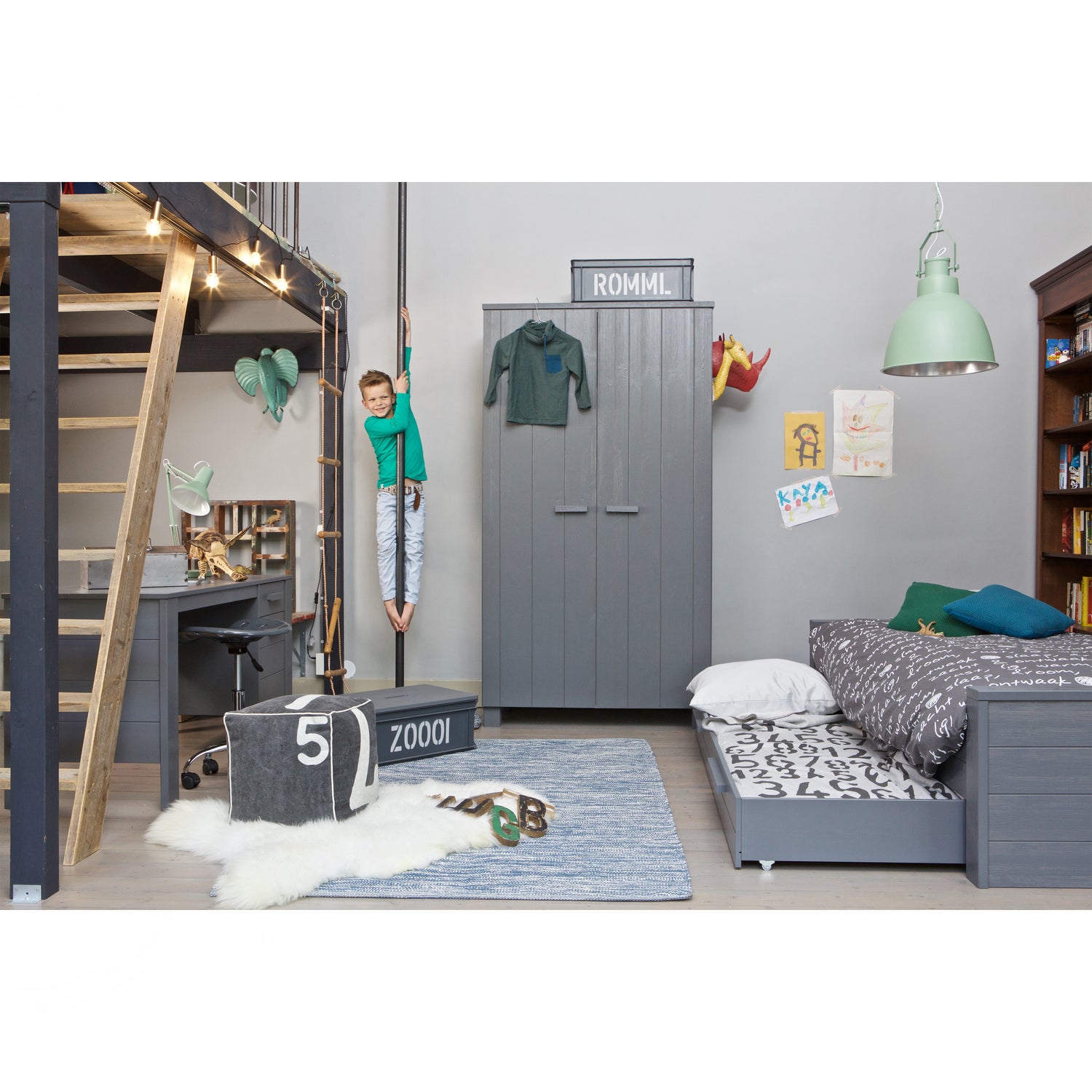 Bureau Dennis - Steel Grey - Afbeelding 4