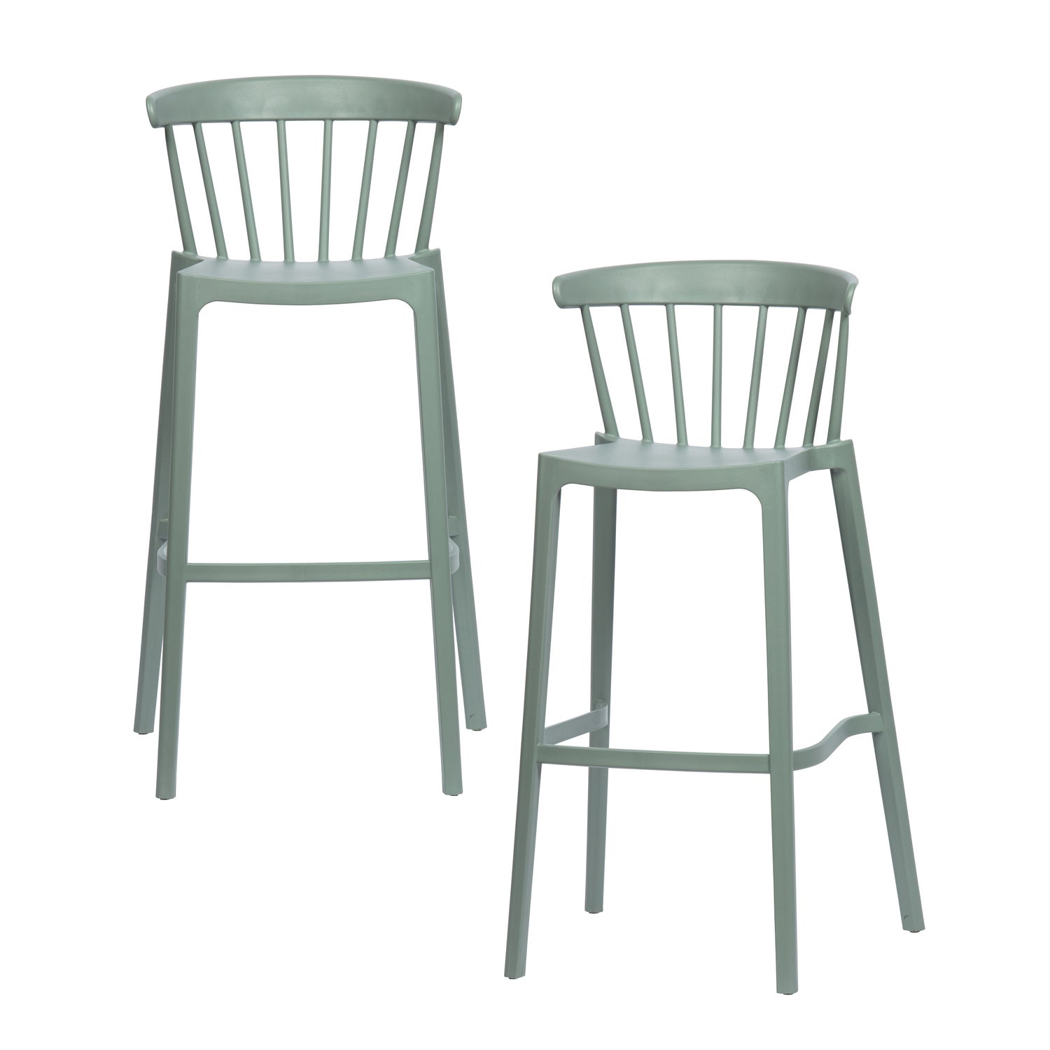 Barstoel Bliss - Groen (zithoogte 76cm) - Afbeelding 4