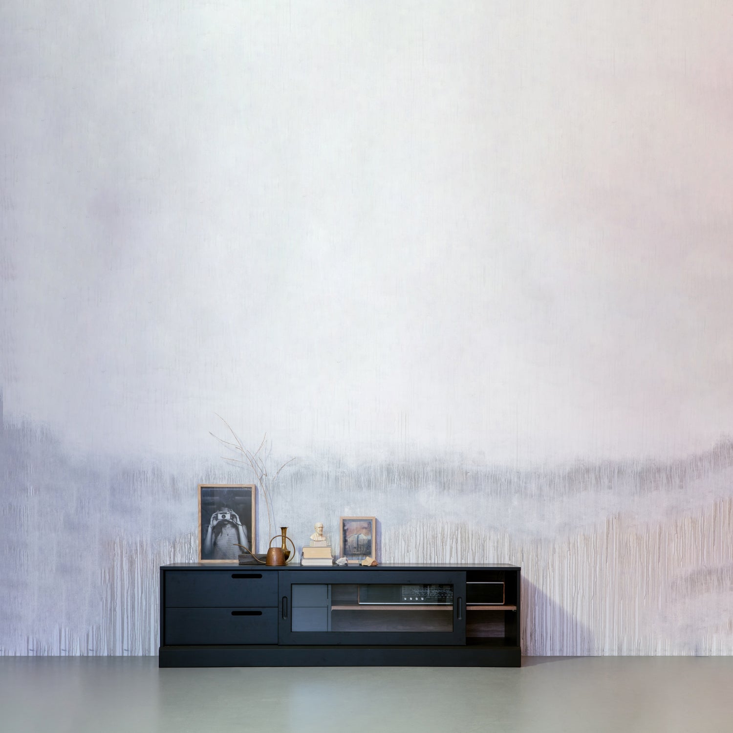 TV-meubel James 180cm - Zwart - Afbeelding 2