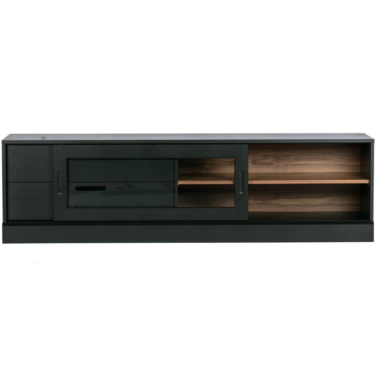 TV-meubel James 180cm - Zwart - Afbeelding 4