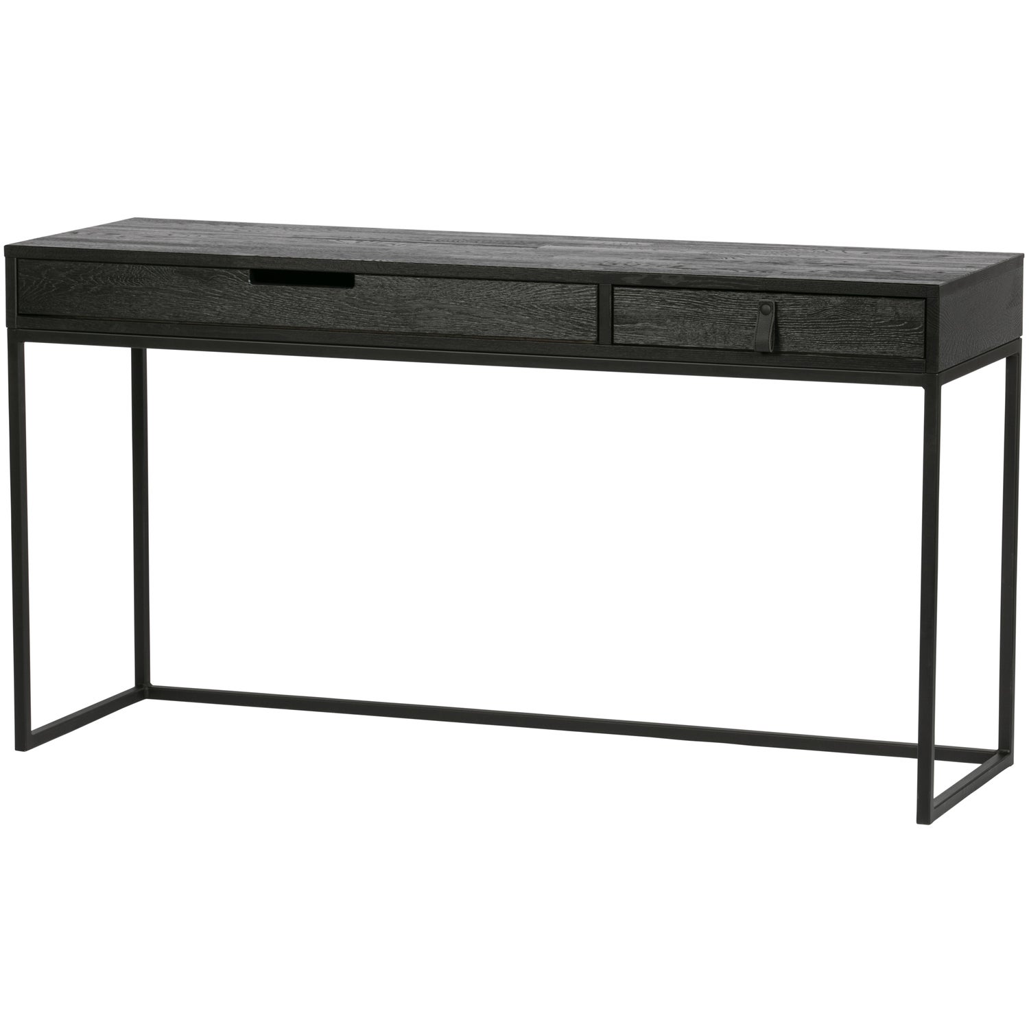 Sidetable Silas Grenen, 140cm, kleur Zwart - Afbeelding 2