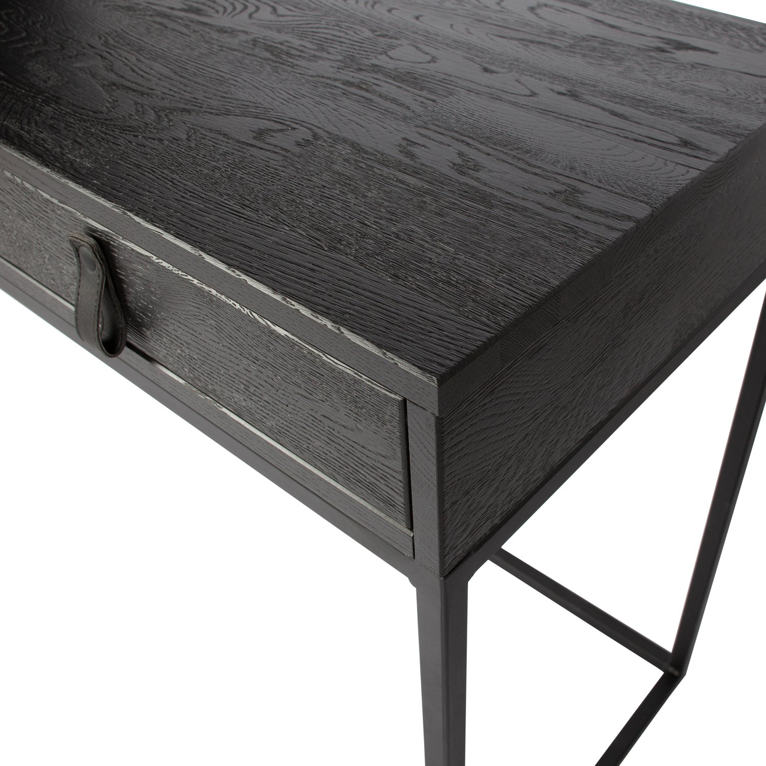 Sidetable Silas Grenen, 140cm, kleur Zwart - Afbeelding 7