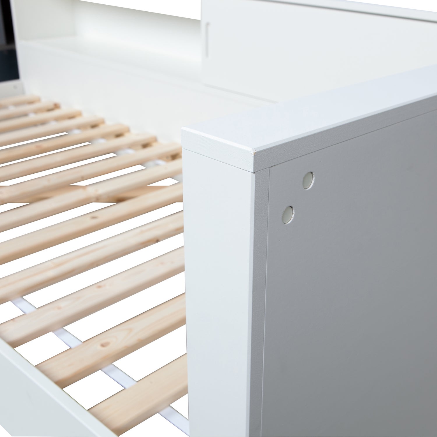 Eenpersoonshoekbed Connect - Wit - Afbeelding 7