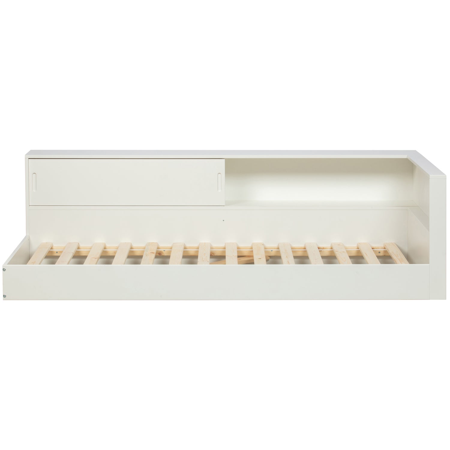 Eenpersoonshoekbed Connect - Wit - Afbeelding 5