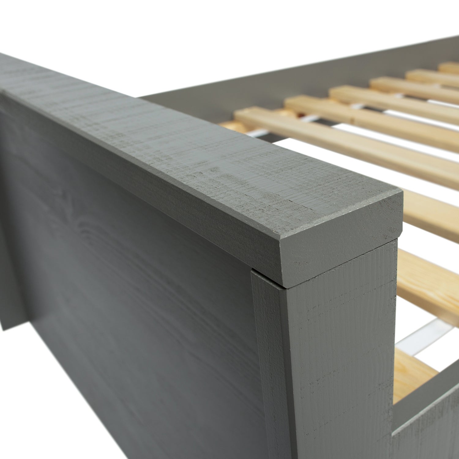 Eenpersoons Morris Grenen Metaal 90x200cm - Leem - Afbeelding 6