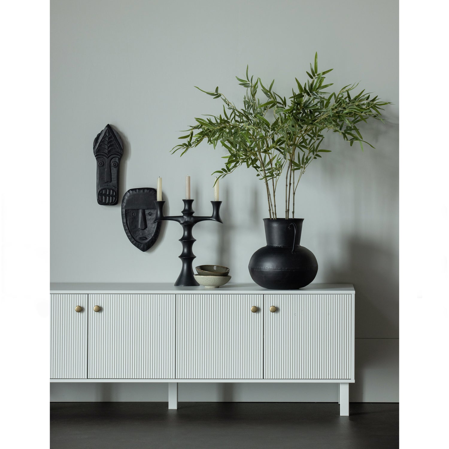 TV-meubel Madu 160cm - Wolkengrijs - Afbeelding 3